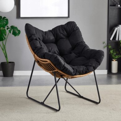 Садове крісло Mebel Elit FIN Чорний ME.FIN/CZ/T/FW фото - 5