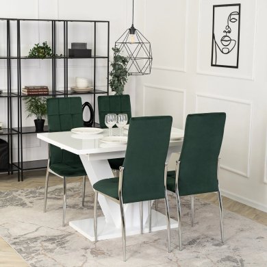 Обеденный стул Mebel Elit MOLLY Welur Зеленый - 9 Обеденный стул Mebel Elit MOLLY Welur Зеленый ME.MOLLY/Z/CH/V/K фото - 9