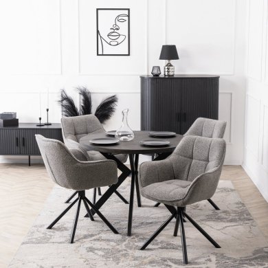 Обідній стілець поворотний Mebel Elit PEONY Сірий ME.PEONY/P/T/K фото - 5