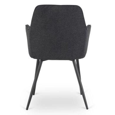 Обідній стілець Mebel Elit BRESSO 2 Чорний ME.BRESSO2/CZ/CZ/T/K фото - 4