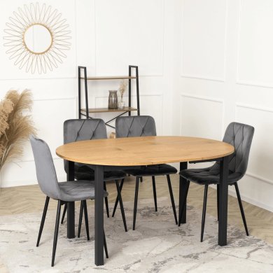 Розкладний обідній стіл Mebel Elit KANTE Дуб - 10 Розкладний обідній стіл Mebel Elit KANTE Дуб ME.KANTE/D/CZ/S фото - 10