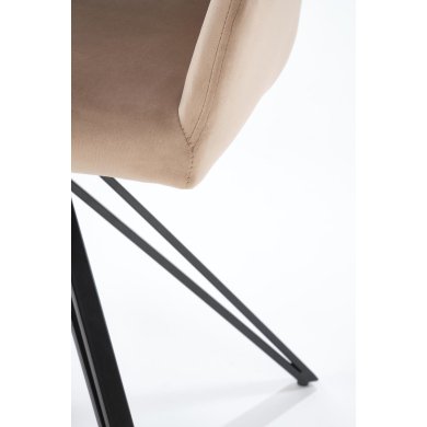 Обідній стілець поворотний Halmar K535 Бежевий V-CH-K/535-KR-BEŻOWY фото - 8