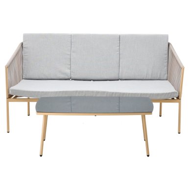 Комплект садовой мебели Garden Line MONTE Серый - 3 Комплект садовой мебели Garden Line MONTE Серый ABI1428 фото - 3