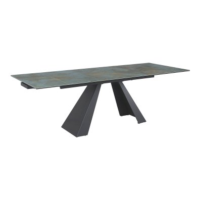 Раскладной обеденный стол Signal SALVADORE Ceramic Бирюзовый SALVADORETUC160 фото - 3
