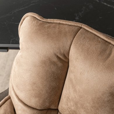 Обеденный стул поворотный Mebel Elit ISLA Welur Коричневый ME.ISLA/BR/T/CAP/V/CZ/K фото - 8