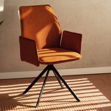 Обеденный стул поворотный Homla LUGRO Коричневый - 8 Обеденный стул поворотный Homla LUGRO Коричневый 225458 фото - 8