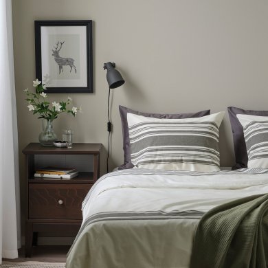 IKEA Комплект постільної білизни JATTEFRAKEN 150x200 см Білий (ИКЕА ЯТТЕФРАКЕН) 30612145 фото - 4