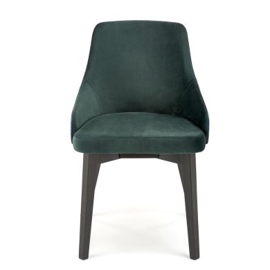 Обідній стілець Halmar ENDO Welur Темно-зелений V-PL-ENDO-CZARNY-C.ZIELONY фото - 5