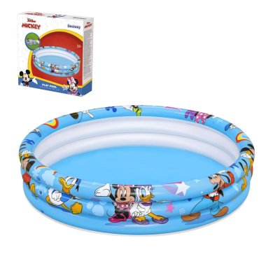 Надувний дитячий басейн Bestway 91007 MICKEY & FRIENDS 122x25 см Блакитний BES91007