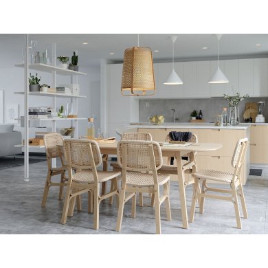 IKEA Обеденный стол VOXLOV Бамбук (ИКЕА ВОКЛОВ) 40434322 фото - 5