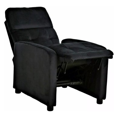 Крісло м'яке розкладне з реклайнером Signal OTUS Velvet Чорний OTUSVC фото - 4