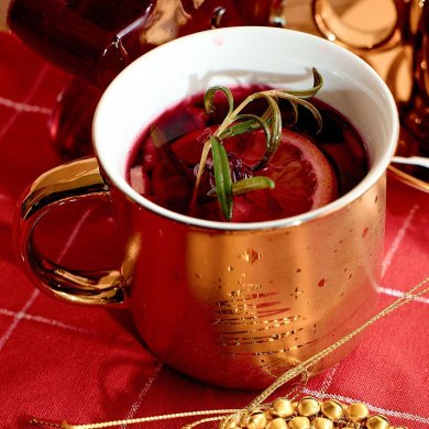 Кружка Homla ARAN 300 мл Золотой 230909 фото - 4