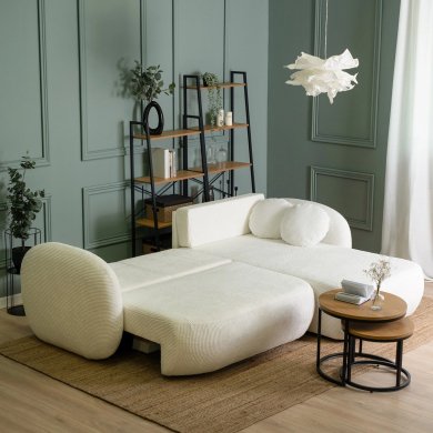 Розкладний диван Mebel Elit OLE R Кремовий - 9 Розкладний диван Mebel Elit OLE R Кремовий MLK.OLIO/ELMA04/NARP фото - 9