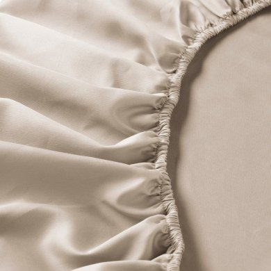 IKEA Простынь на резинке NATTJASMIN 160x200 см Бежевый (ИКЕА NATTJASMIN) 00442734 фото - 10