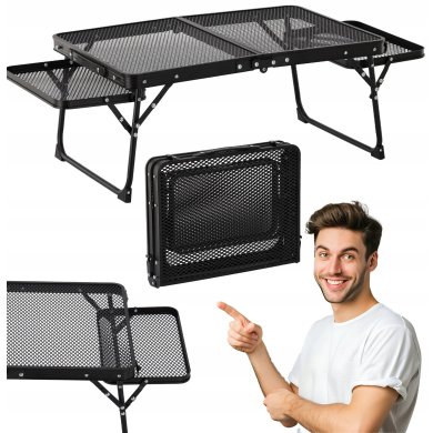 Складаний туристичний стіл Garden Line 64 см Чорний - 2 Складаний туристичний стіл Garden Line 64 см Чорний OXE3231 фото - 2