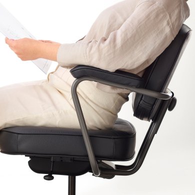 Офисное кресло ALEFJALL Черный - 21 IKEA Офисное кресло ALEFJALL Черный (ИКЕА АЛЕФДЖАЛЛ) 70367458 фото - 21