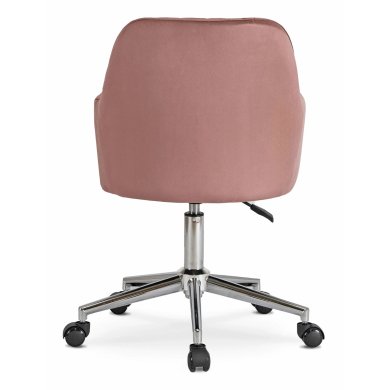 Офисное кресло Mebel Elit TOM Welur Розовый - 5 Офисное кресло Mebel Elit TOM Welur Розовый ME.TOM/R/CH/V/FO фото - 5