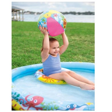 Надувной детский бассейн Bestway 51124 122х20 см Принт BES51124 фото - 5