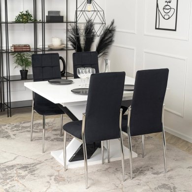 Обеденный стул Mebel Elit MOLLY Welur Черный - 6 Обеденный стул Mebel Elit MOLLY Welur Черный ME.MOLLY/CZ/CH/V/K фото - 6