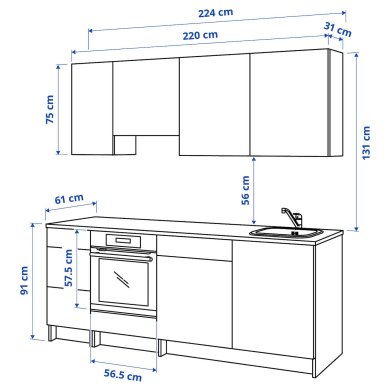 IKEA Кухня KNOXHULT (ИКЕА НОКСХАЛТ) 69180471 фото - 24