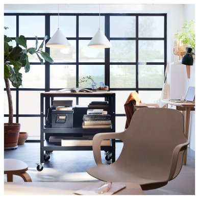 Візок BROR Чорний - 14 IKEA Візок BROR Чорний (ИКЕА БРОР) 60333850 фото - 14