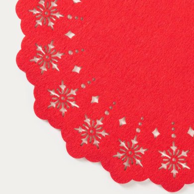 Набор сервировочных ковриков Homla LEIS 38 см 2 шт Красный 242214 фото - 3