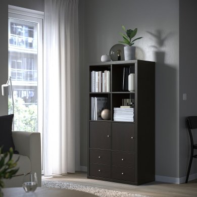 Стелаж KALLAX Коричневий - 12 IKEA Стелаж KALLAX Коричневий (ИКЕА КАЛЛАКС) 29278304 фото - 12