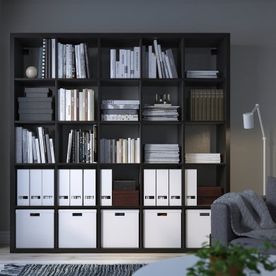 IKEA Стелаж KALLAX Коричневий (ИКЕА КАЛЛАКС) 70301542 фото - 6