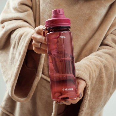 Пляшка для води Homla LUNARE 700 мл Рожевий - 7 Пляшка для води Homla LUNARE 700 мл Рожевий 234699 фото - 7