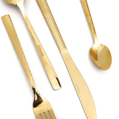 Набор столовых приборов Homla MARTELLO 24 шт | Золото - 4 Набор столовых приборов Homla MARTELLO 24 шт | Золото 201483 фото - 4