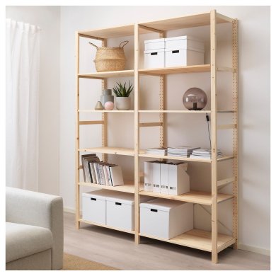 IKEA Стеллаж IVAR Дерево (ИКЕА ИВАР) 89407058 фото - 5