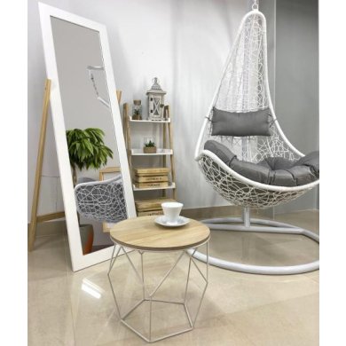 Зеркало Chomik 54x45x157 см | Белый / Дерево PHO9764 фото - 5