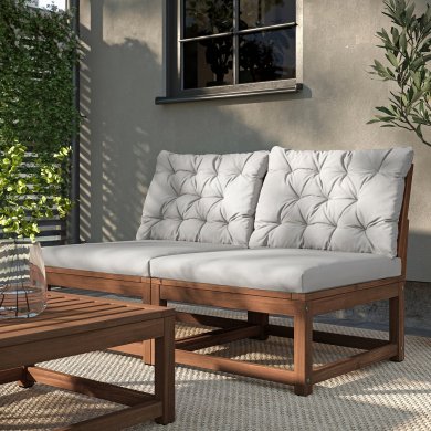 IKEA Садовий диван NAMMARO Бежевий (ИКЕА НАММАРО) 49575218 фото - 2