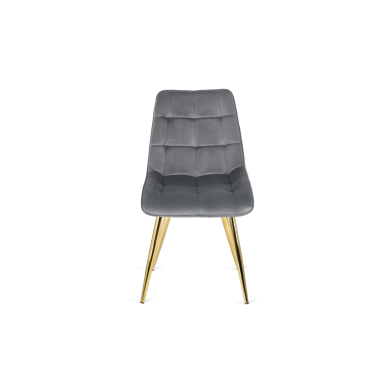 Обідній стілець Mebel Elit CARO Welur Сірий - 2 Обідній стілець Mebel Elit CARO Welur Сірий ME.CARO/P/ZL/V/K фото - 2