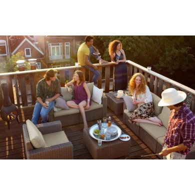 Садовый стол Keter CALIFORNIA Коричневый 201390 фото - 2