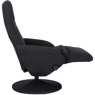 Кресло мягкое раскладное с реклайнером  Mebel Elit TONY Черный ME.TONY2/CZ/T/FW фото - 5