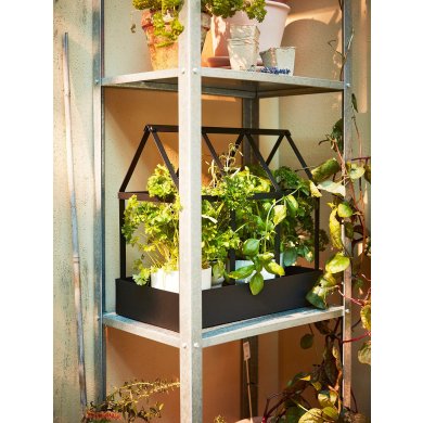 IKEA Стеллаж HYLLIS Серебристый (ИКЕА HYLLIS) 39318031 фото - 13