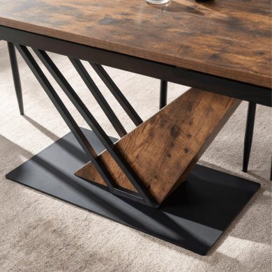 Раскладной обеденный стол Mebel Elit REX MDF Дуб рустик ME.REX/RU/RU/S160-220 фото - 9