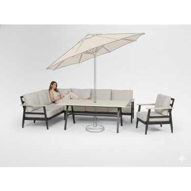 Комплект алюминиевой садовой мебели Garden Line TEK8062 Бежевый TEK8062 фото - 5