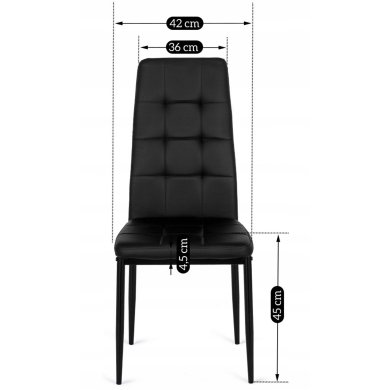 Обеденный стул Mebel Elit TEX Черный ME.TEX2/CZ/E/K фото - 15