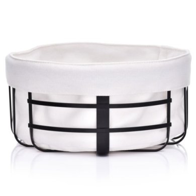 Хлібниця відкрита Duka Fint | Чорний білий 1216773 фото - 4