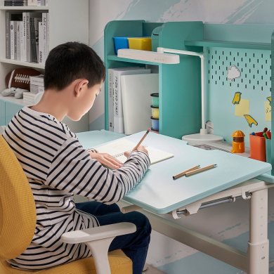 IKEA Письмовий стіл BERGLARKA Бірюзовий (ИКЕА БЕРГЛАРК) 99566481 фото - 8