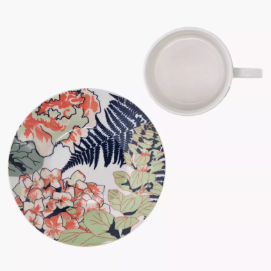 Чашка з блюдцем Duka IDUNN | Білий / Принт - 3 Чашка з блюдцем Duka IDUNN | Білий / Принт 1218134 фото - 3