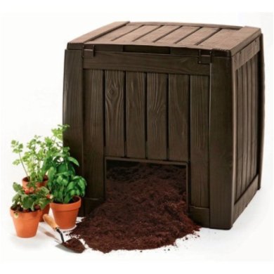 Садовый компостер с основой Keter DECO 340 л Коричневый 231600-1
