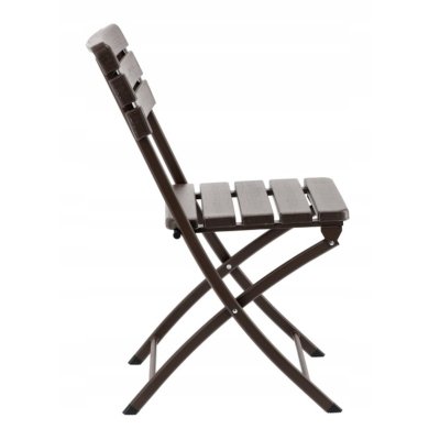 Складной садовый стул Garden Line ZUM1015 Коричневый - 2 Складной садовый стул Garden Line ZUM1015 Коричневый ZUM1015 фото - 2