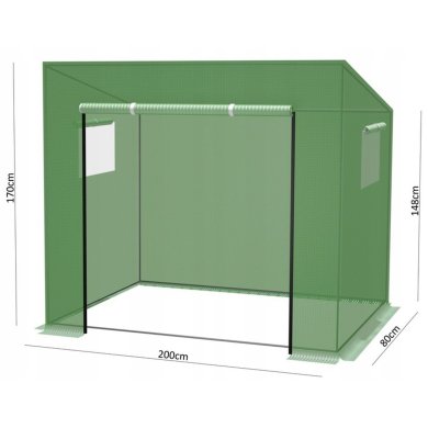 Парник теплиця Garden Line 200x77x168 см Зелений TUN5507 фото - 13