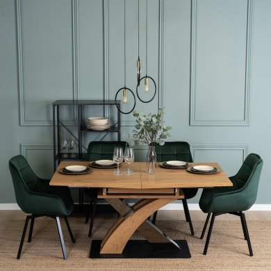 Розкладний обідній стіл Mebel Elit SVEN Дуб золотий - 12 Розкладний обідній стіл Mebel Elit SVEN Дуб золотий ME.SVEN/DZ/S фото - 12