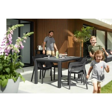 Садовый стол Keter JULIE Графит - 3 Садовый стол Keter JULIE Графит 246186 фото - 3