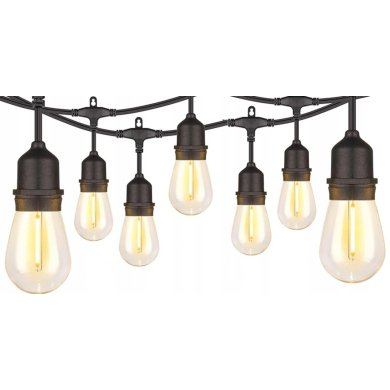 Декоративна гірлянда Garden Line 10 LED 7 м Теплий-білий SOL1243 фото - 2
