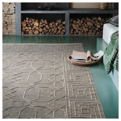 IKEA Килим TARGRAS 170х240 см Сірий (ИКЕА ТАРГРАС) 10583021 фото - 3